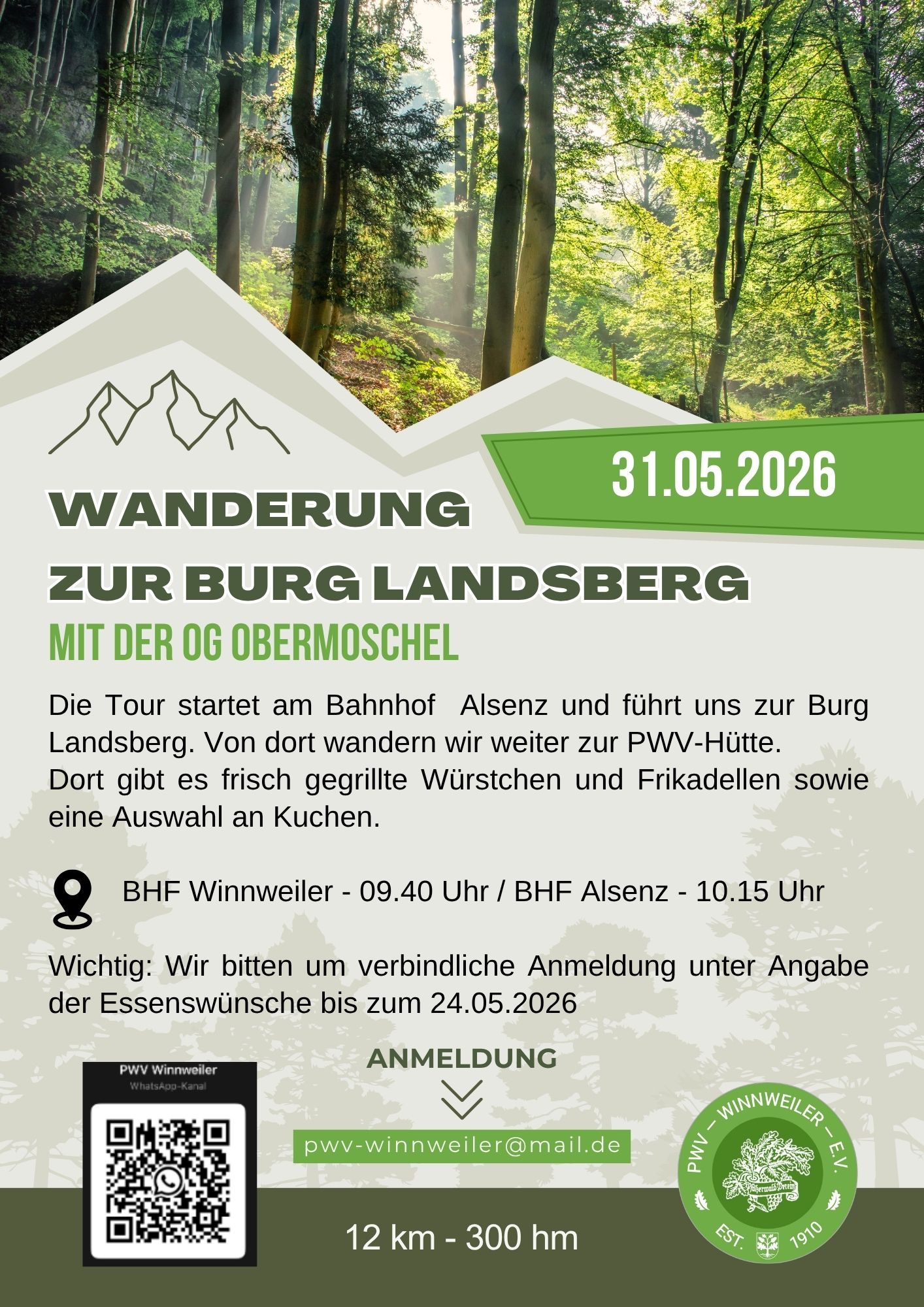 Monatswanderung: Burg Landsberg in Obermoschel