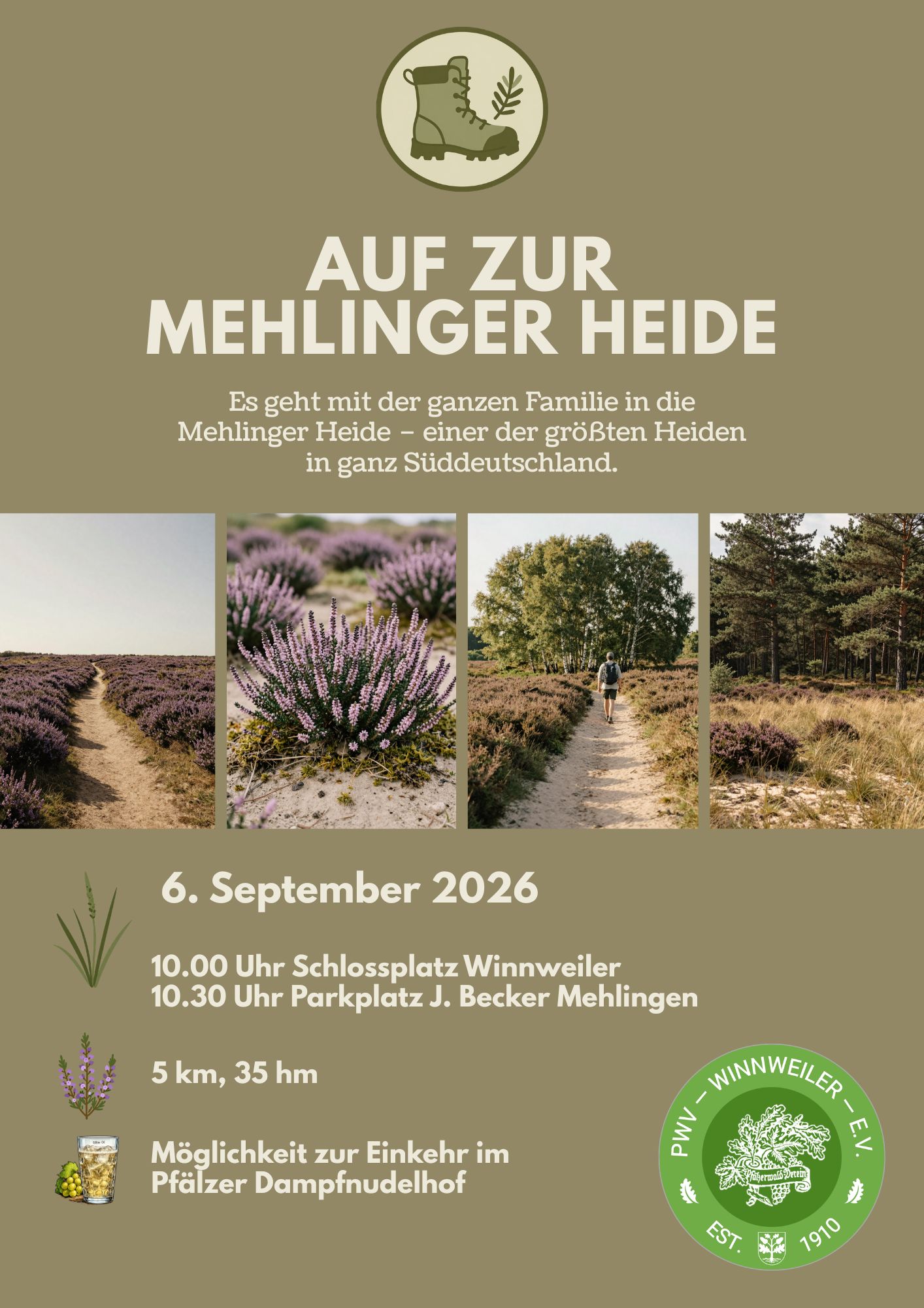Wanderung Mehlinger Heide